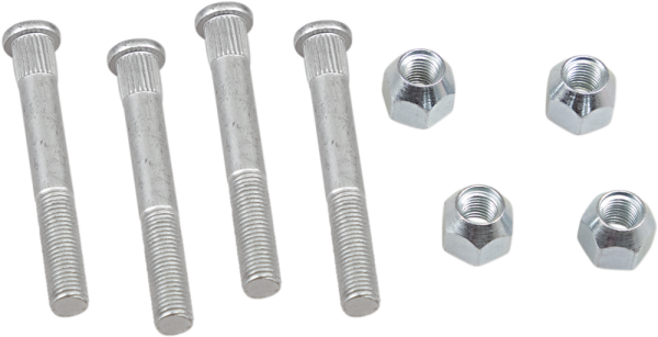 MOOSE RACING Wheel Stud-nut Kit Silver -0