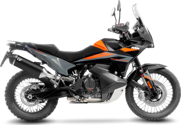 Tobă de eșapament LeoVince LV-14 Black Edition Slip-On pentru CFMOTO 800MT, 5, nordicamoto.ro