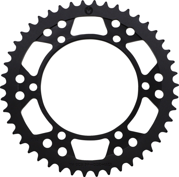 Pinion spate din aluminiu, negru, 1, nordicamoto.ro