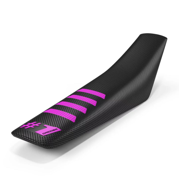 Husă Universală pentru Șa ONEGRIPPER RIBBED Negru/Roz – Enduro & Motocross, 1, nordicamoto.ro