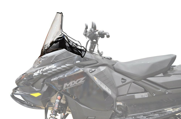 Powermadd Windshield Ski-Doo Gen5 Mid 20", Clear w/Black Fade-0
