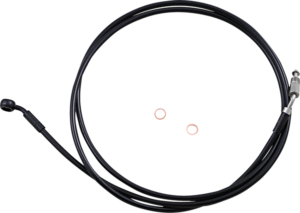 Hydraulic Clutch Line Black Coated With Black Fittings, 1, nordicamoto.ro