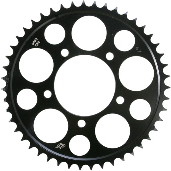 Lightweight Steel Sprocket Black, Zinc, 1, nordicamoto.ro
