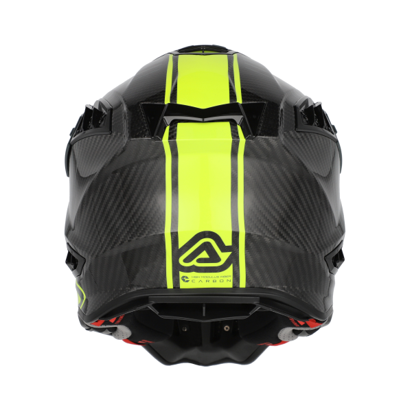 Casca Acerbis Airstrike-C Negru/Galben Fluo-11