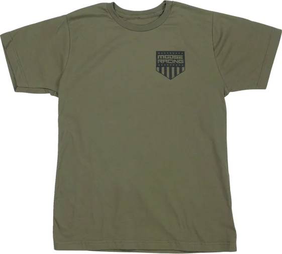 MOOSE RACING Youth Salute T-shirt Green  M, 1, nordicamoto.ro