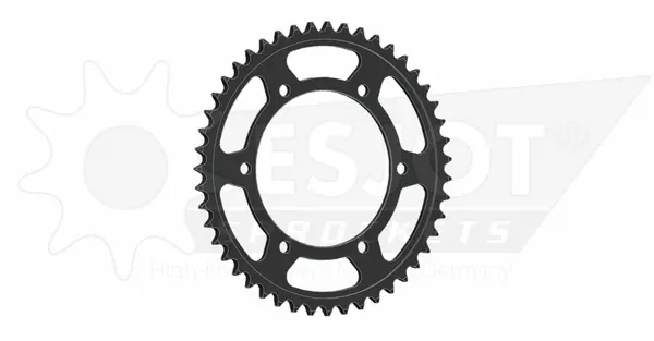 Pinion standard spate 525 negru, 1, nordicamoto.ro