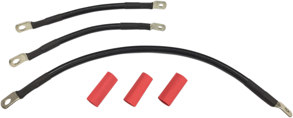 Battery Cable Set Black, 1, nordicamoto.ro