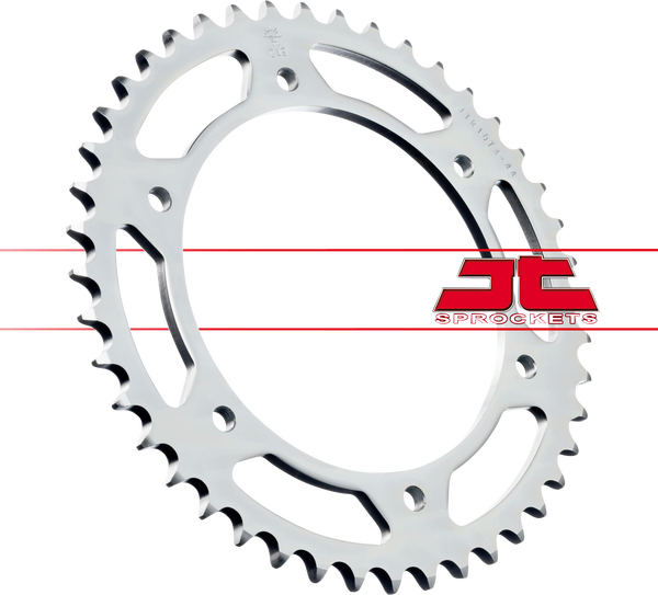 JT SPROCKETS Steel Rear Sprocket Natural -1
