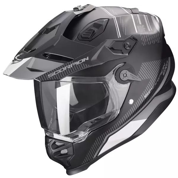 Casca enduro/adventure SCORPION ADF-9000 AIR DESERT S Alb/Albastru/Rosu, 2, nordicamoto.ro