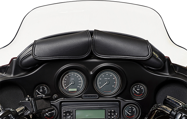 Dual Pouch Windshield Bag Black, 1, nordicamoto.ro