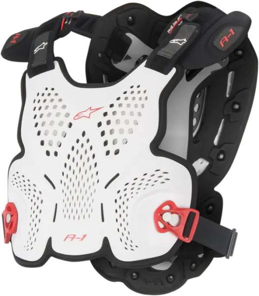 Armură Alpinestar A-1 White Black Red-2