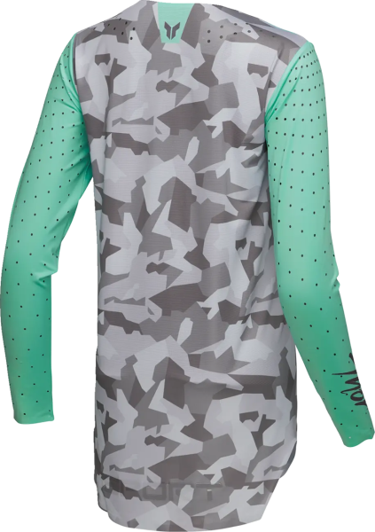 Tricou Enduro Dama Thor Sportmode Shadow Green, Gray-4