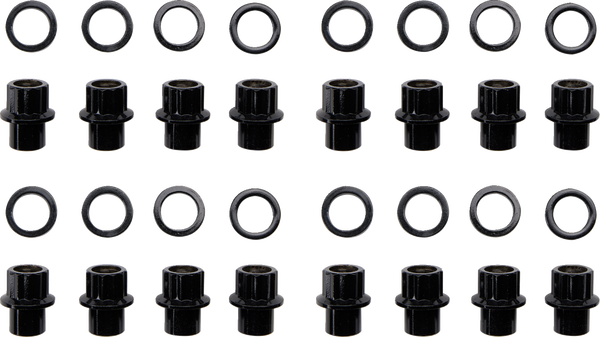 Carbon Lug Nuts Silver 