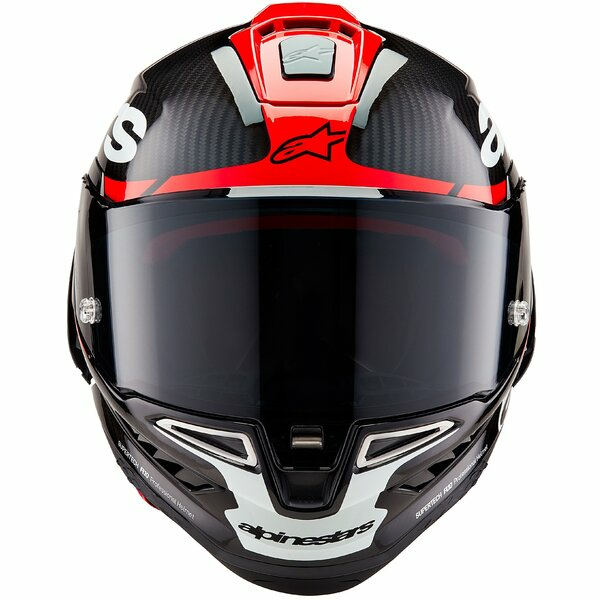 Casca integrala sport ALPINESTARS SUPERTECH R10 CARBON ELEMENT Negru/Rosu/Alb-7