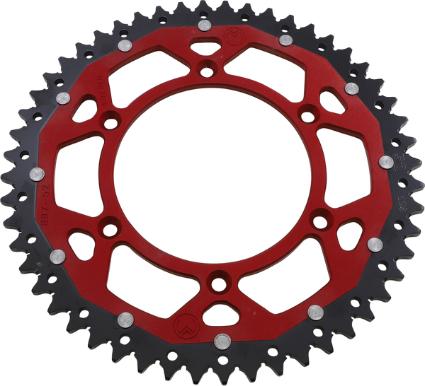 MOOSE RACING Pinion dublu roșu, 1, nordicamoto.ro
