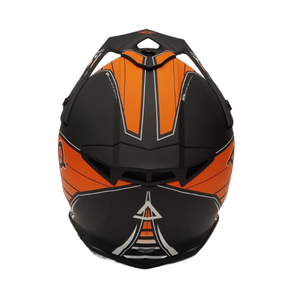 AMOQ Meteor V2 Helmet Axis Black/orange XS-1