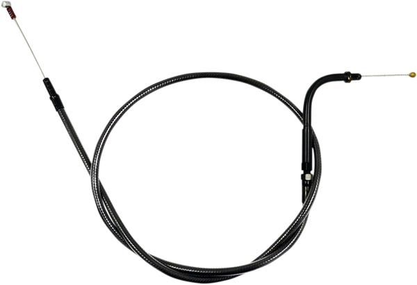 Midnight Braided Handlebar Idle Cable Black 45, 1, nordicamoto.ro