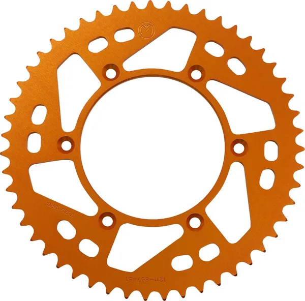 MOOSE RACING Rear Aluminum Sprocket Orange 