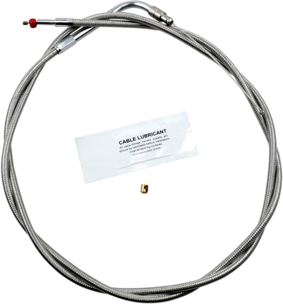 Stainless Steel Throttle/idle Cable Silver +254 mm (10''), 2, nordicamoto.ro