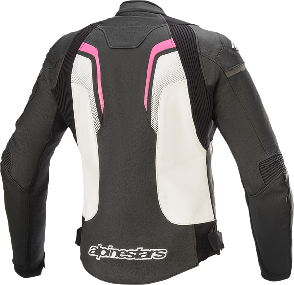 Women's Stella Gp Plus R V3 Leather Riding Jacket Black-1