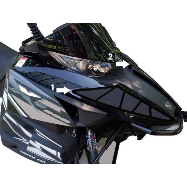 SPI Frogskinz 2012-14 Arctic Cat F/XF/ M Hood Screen Vent Kit (2pc), 1, nordicamoto.ro