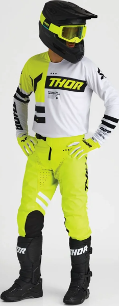 THOR Launchmode Dozer Jersey Yellow, White-3