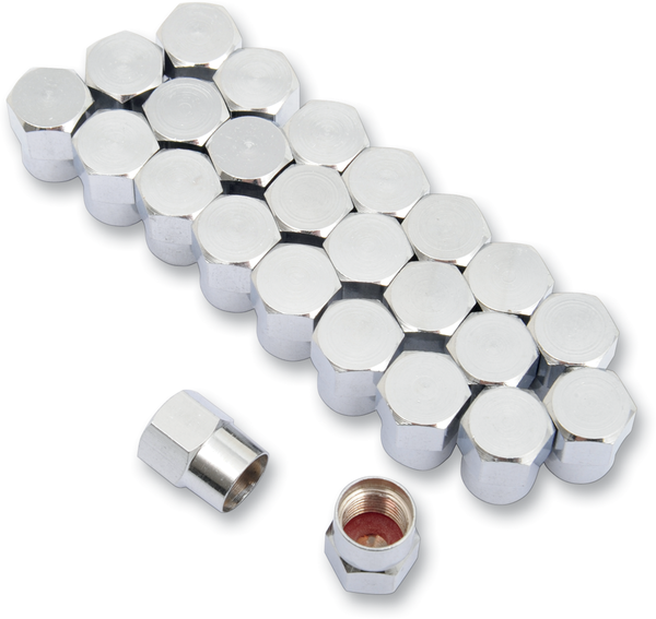 Cap Valve Stem Chrome 25p Chrome, 1, nordicamoto.ro