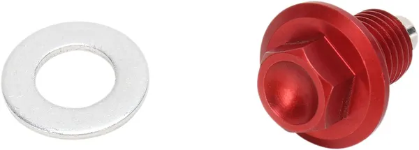 MOOSE RACING Magnetic Drain Plug Blue 