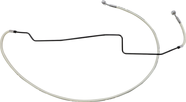 Braided Front Brake Line Chrome, Sterling Chromite® Ii Oversize [+51 mm (2'')], 5, nordicamoto.ro