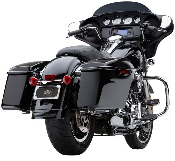 Turn Out 2-into-1 Exhaust System Chrome, 3, nordicamoto.ro