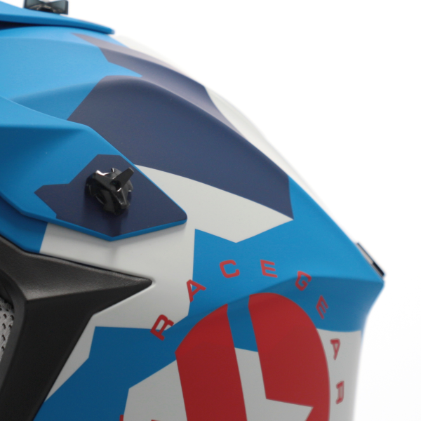 Casca Acerbis Linear 22-06 Albastru/Rosu XXL-2