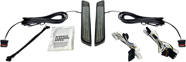 Led Front Fork Lightz Black, 1, nordicamoto.ro