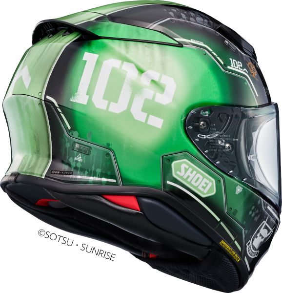 Casca integrala SHOEI NXR2 ZAKU II TC-4 Verde XL-10