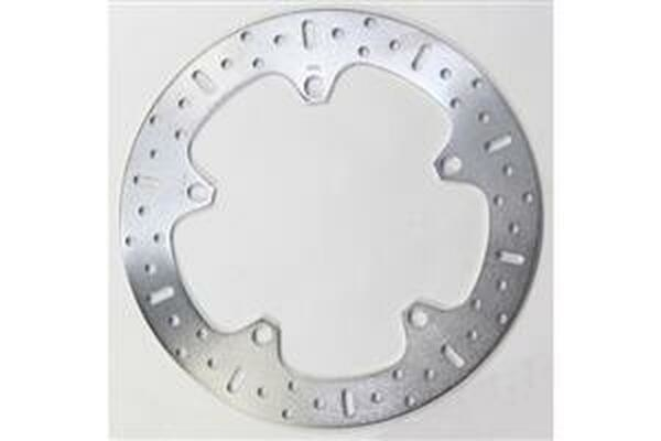 Round Hpsr Solid Brake Rotor Silver, Stainless Steel, 1, nordicamoto.ro