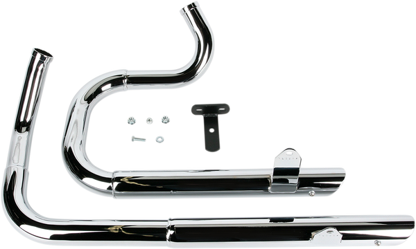 Pro-street Exhaust System Chrome, 1, nordicamoto.ro