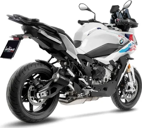 Tobă de eșapament LeoVince LV-10 Black Edition Slip-On pentru BMW S1000XR, 2, nordicamoto.ro