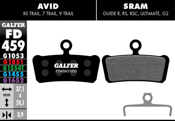 G1053 Standard Brake Pads, 1, nordicamoto.ro