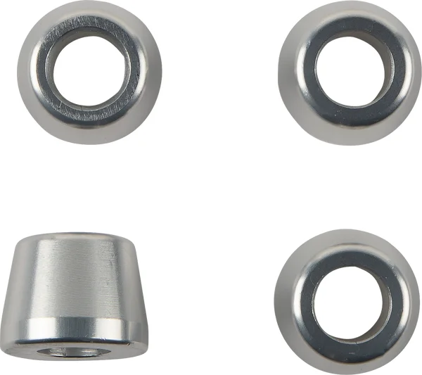 MOOSE RACING Cone Aluminum Handlebar Mount Silver, 2, nordicamoto.ro