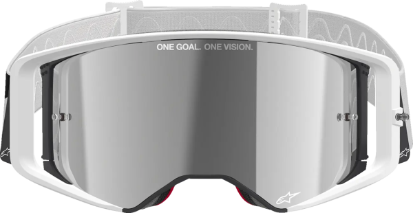 Ochelari Alpinestars Supertech Corp Abs Vision White/Gray-1