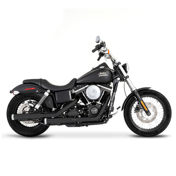 Muffler Slip-on 3(r) Duals For Softails Black, 1, nordicamoto.ro