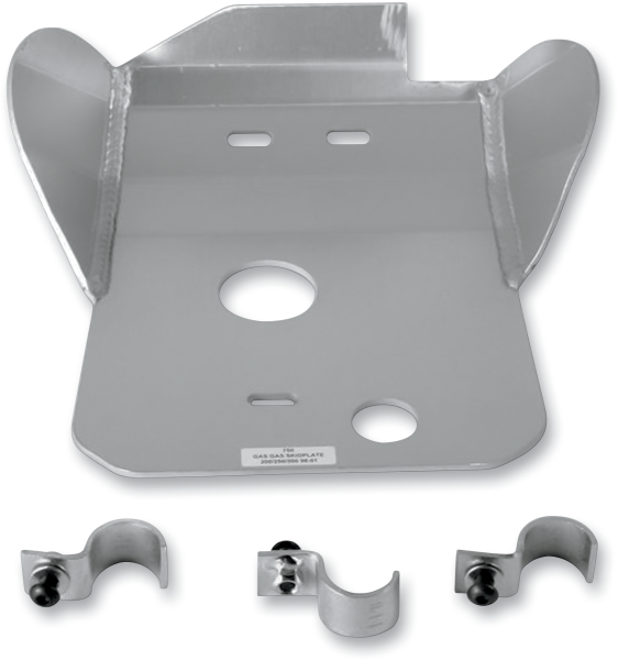Placă de protecție din aluminiu MOOSE RACING (argintie), 1, nordicamoto.ro