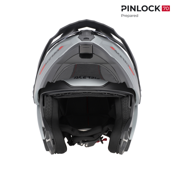 Casca Acerbis Rider Solid Grey-2