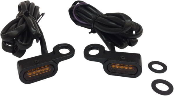 Led Handlebar Marker Lights Black, 1, nordicamoto.ro