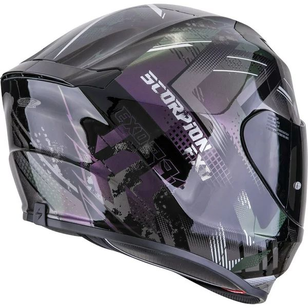 Casca integrala SCORPION EXO-391 CLUTTER M Negru/Rosu, 2, nordicamoto.ro