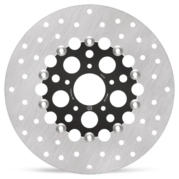 Halo Series Floating Rotor Black, Silver, Stainless Steel-1