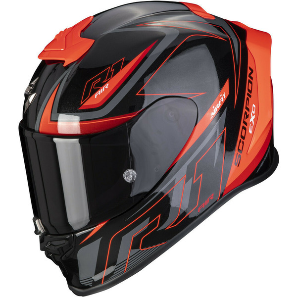 Casca integrala sport SCORPION EXO-R1 EVO AIR GAZ Negru/Rosu XL, 1, nordicamoto.ro