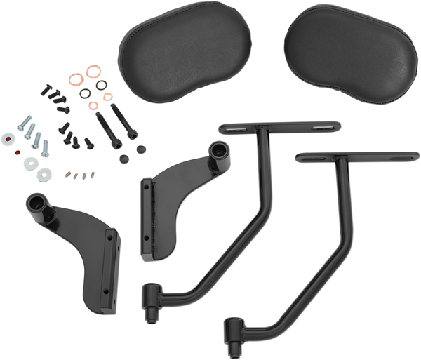 Deluxe Passenger Armrest Kit Black, 3, nordicamoto.ro