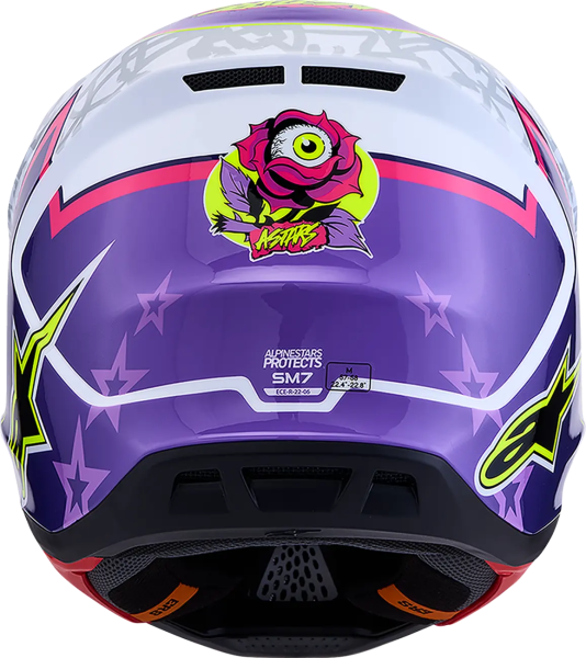 Casca Alpinestars S-M7 Blaster Mov/Roz/Alb XS, 8, nordicamoto.ro