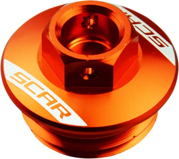 Oil Filler Cap Orange Orange 
