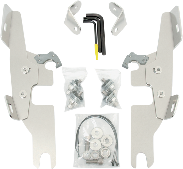 Batwing Fairing Trigger-lock Mounting Kit Silver, 1, nordicamoto.ro